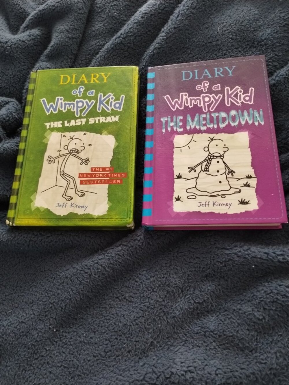 Diary of a Wimpy Kid books( hardcover),lot of 2